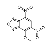 4-methoxy-5,7-dinitro-2,1,3-benzoxadiazole结构式