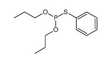 thiophosphorous acid S-phenyl ester O,O'-dipropyl ester结构式