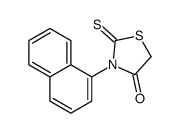 3-naphthalen-1-yl-2-sulfanylidene-1,3-thiazolidin-4-one结构式