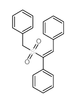 Sulfone, benzyl1,2-diphenylvinyl (6CI,8CI)结构式