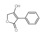 4-羟基-3-苯基-2(5H)-呋喃酮结构式