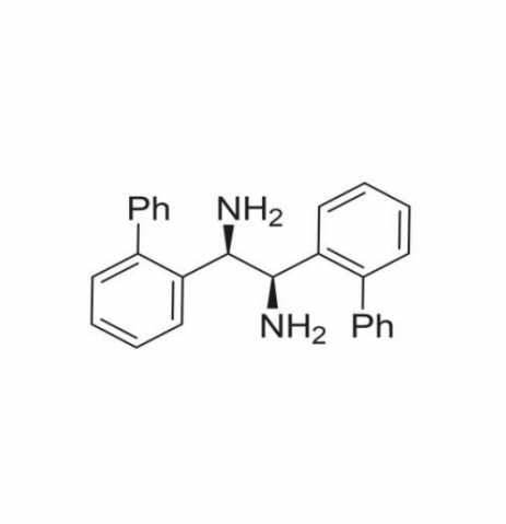 (1R,2R)-1,2-di([1,1'-biphenyl]-2-yl)ethane-1,2-diamine结构式