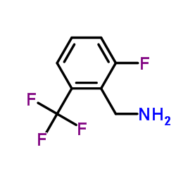 1-[2-Fluoro-6-(trifluoromethyl)phenyl]methanamine structure