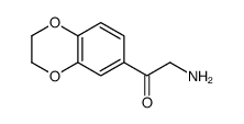 2-氨基-1-(2,3-二氢-苯并[1,4]二噁英-6-基)-乙酮结构式