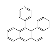 4-benzo[a]anthracen-12-ylpyridine结构式
