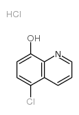 5-chloroquinolin-8-ol hydrochloride structure