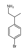 2-(4-溴苯基)-1-丙胺结构式
