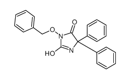 3-(Benzyloxy)-5,5-diphenylimidazolidine-2,4-dione结构式
