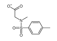 [甲基-(甲苯-4-磺酰基)-氨基]-乙酸结构式