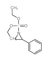 Phosphonic acid,(2-phenyl-1-aziridinyl)-, diethyl ester (8CI,9CI) Structure