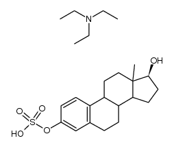 17β-estradiol-3-sulfat, Triethylamine结构式