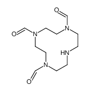 1,4,7,10-tetrazacyclododecane-1,4,7-tricarbaldehyde结构式