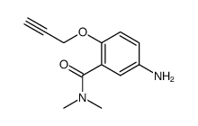 5-amino-N,N-dimethyl-2-prop-2-ynoxybenzamide Structure