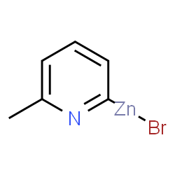 6-Methyl-2-pyridylzinc bromide structure
