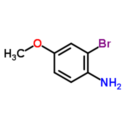 2-溴-4-甲氧基苯胺结构式