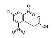 2-(4-chloro-2,6-dinitrophenyl)acetic acid Structure