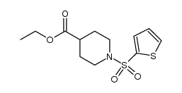 1-(thiophene-2-sulfonyl)-piperidine-4-carboxylic acid ethyl ester Structure
