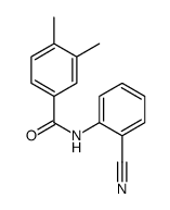 Benzamide, N-(2-cyanophenyl)-3,4-dimethyl- (9CI) Structure