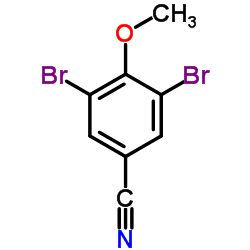 3,5-Dibromo-4-methoxybenzonitrile Structure