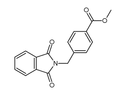 methyl 4-((1,3-dioxoisoindolin-2-yl)methyl)benzoate结构式