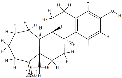3-Hydroxy-D-dihomoestra-1,3,5(10)-trien-17b-one Structure