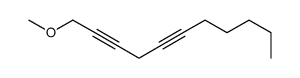 1-methoxyundeca-2,5-diyne结构式