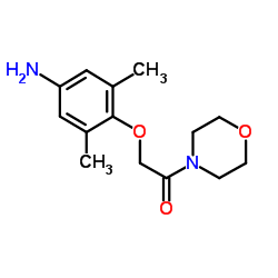 2-(4-Amino-2,6-dimethylphenoxy)-1-(4-morpholinyl)ethanone Structure