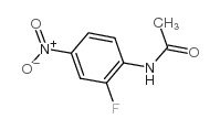 2-氟-4-硝基乙酰苯胺结构式