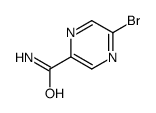 5-bromopyrazine-2-carboxamide Structure