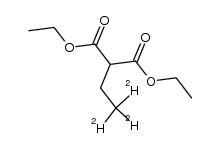(2,2,2-trideuterio-ethyl)-malonic acid diethyl ester Structure