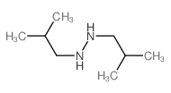 Hydrazine,1,2-bis(2-methylpropyl)- Structure