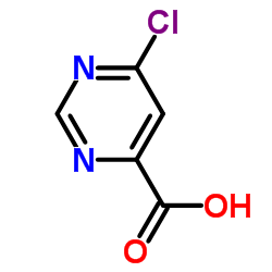 6-氯嘧啶-4-羧酸结构式