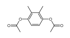 2,3-dimethylphenylene-1,4-diacetate结构式