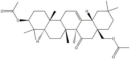 3β,28-Bis(acetyloxy)olean-12-en-15-one Structure