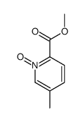 5-甲基-2-吡啶羧酸甲酯 N-氧化物结构式