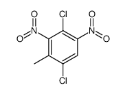1,4-dichloro-2-methyl-3,5-dinitro-benzene结构式