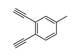 1,2-diethynyl-4-methylbenzene Structure