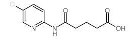 4-(5-氯-吡啶-2-基氨基甲酰)-丁酸结构式