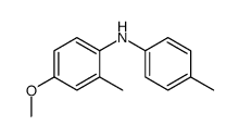 4-methoxy-2-methyl-N-(4-methylphenyl)aniline结构式
