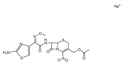 cefotaxime, sodium salt Structure