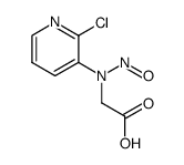 N-nitroso-N-(2-chloro-3-pyridyl)glycine Structure