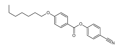 (4-cyanophenyl) 4-heptoxybenzoate Structure