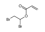 1,2-dibromoethyl prop-2-enoate Structure