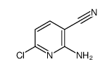 2-氨基-6-氯-3-氰基吡啶结构式