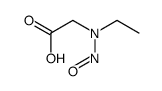 2-[ethyl(nitroso)amino]acetic acid结构式