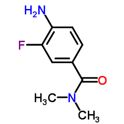 4-Amino-3-fluoro-N,N-dimethylbenzamide结构式