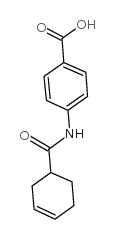 4-[(cyclohex-3-en-1-ylcarbonyl)amino]benzoic acid结构式