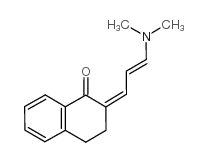 2-[3-(dimethylamino)prop-2-enylidene]-3,4-dihydronaphthalen-1-one结构式
