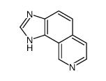 (9ci)-1H-咪唑并[4,5-h]异喹啉结构式