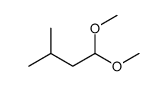 1,1-dimethoxy-3-methylbutane Structure